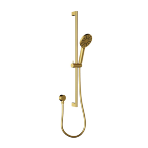Brushed Gold Round Shower Rail