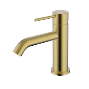 Brushed Gold Basin Mixer