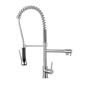 Multifunction Spring Kitchen Mixer - Chrome