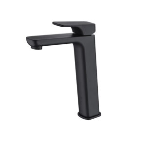 Eden Matte Black Tall Basin Mixer