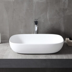 600mm Solid Surface Stone Above Counter Basin